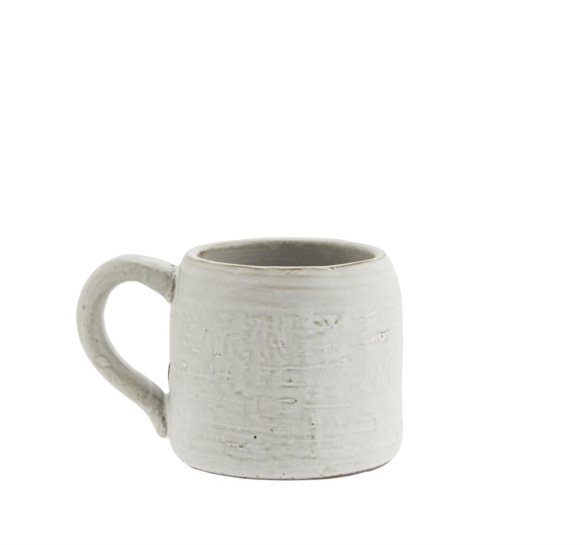 Stoneware mug, off white