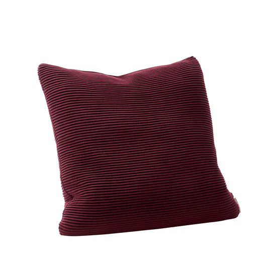 * SPECIAL 40% OFF High Cushion textured stripe in Bordeaux/Black with filling