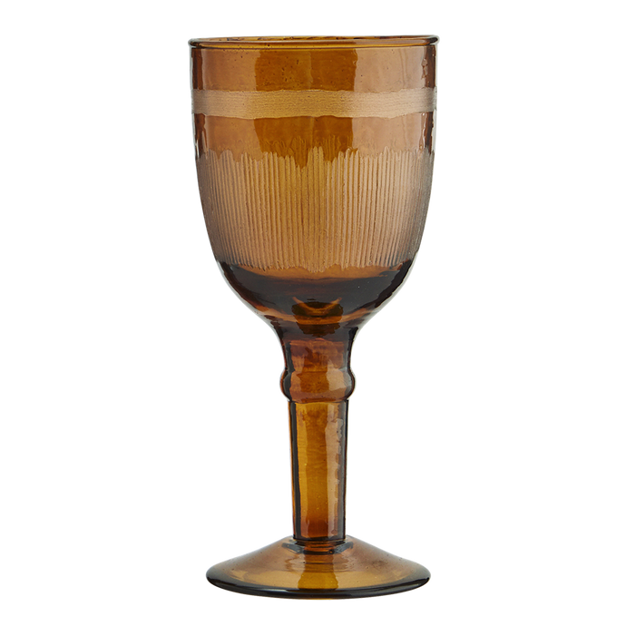 * SPECIAL 20% OFF Hammered wine glass w/ stripes