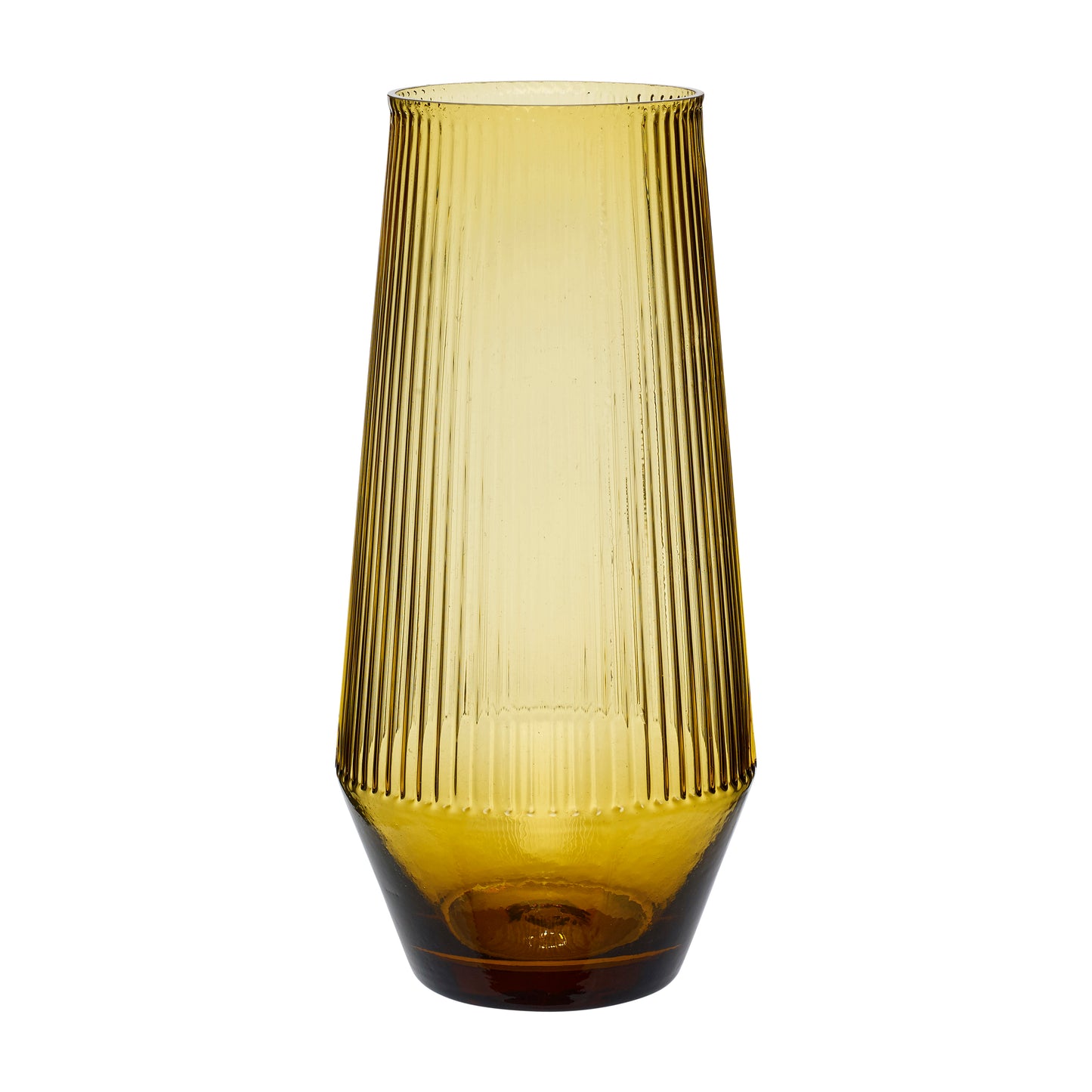 Ripple Vase, amber