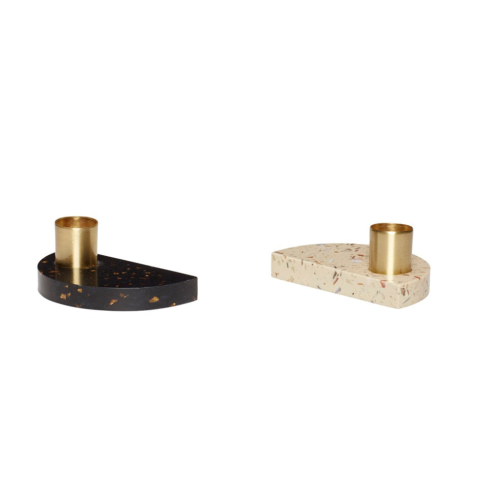 Terrazzo Candle Holders - Set of Two