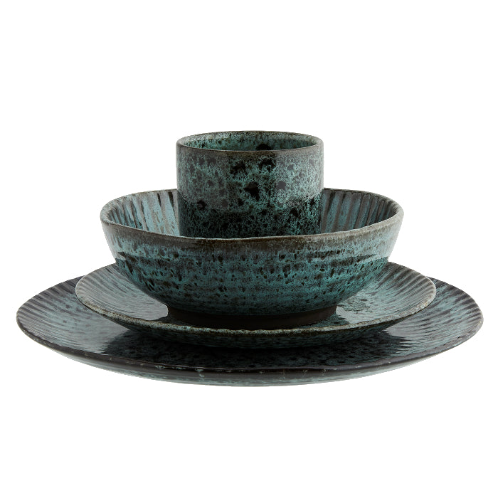 Stoneware Side Plate - Green