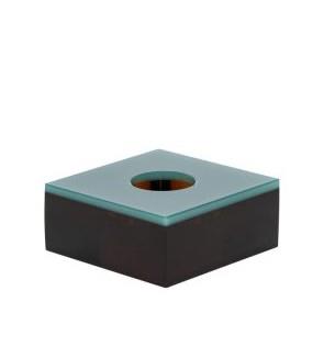 Flux Tealight Holder Green/Brown