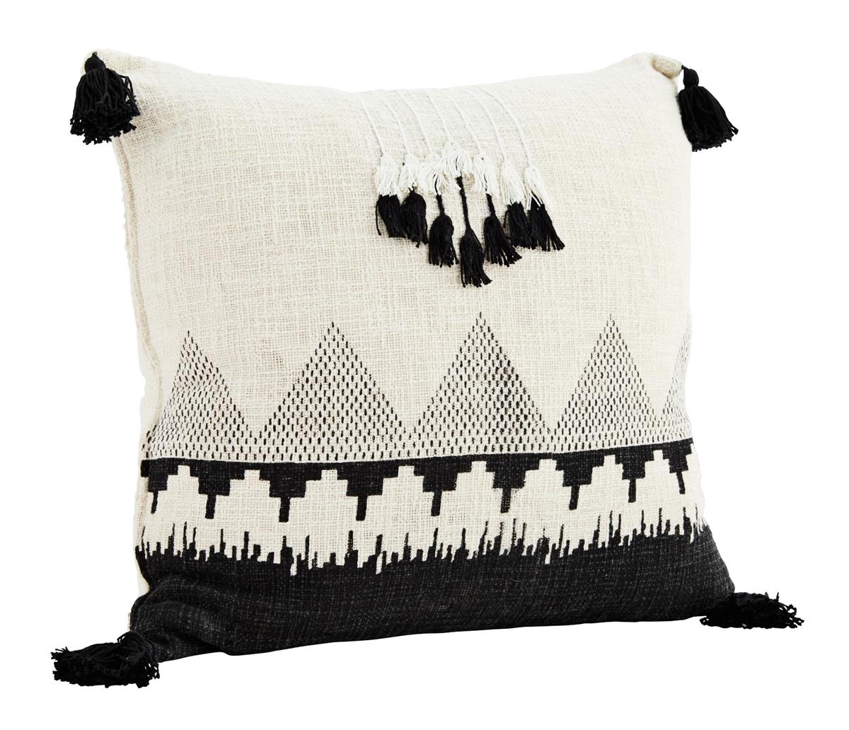 * SPEICAL 50% OFF Printed cushion cover w/ tassels