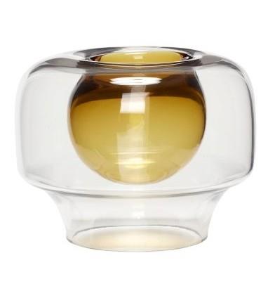 Lunar Vase Amber