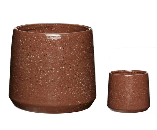Vibe Pots, Maroon Set of 2