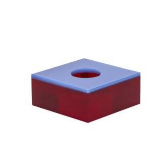 Flux Tealight Holder Blue/Red