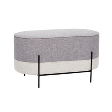 Load image into Gallery viewer, Norma Pouf Ottoman - Two Toned