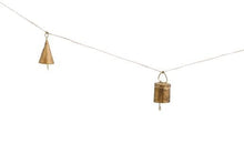 Load image into Gallery viewer, Garland w/ bells, Antique Gold