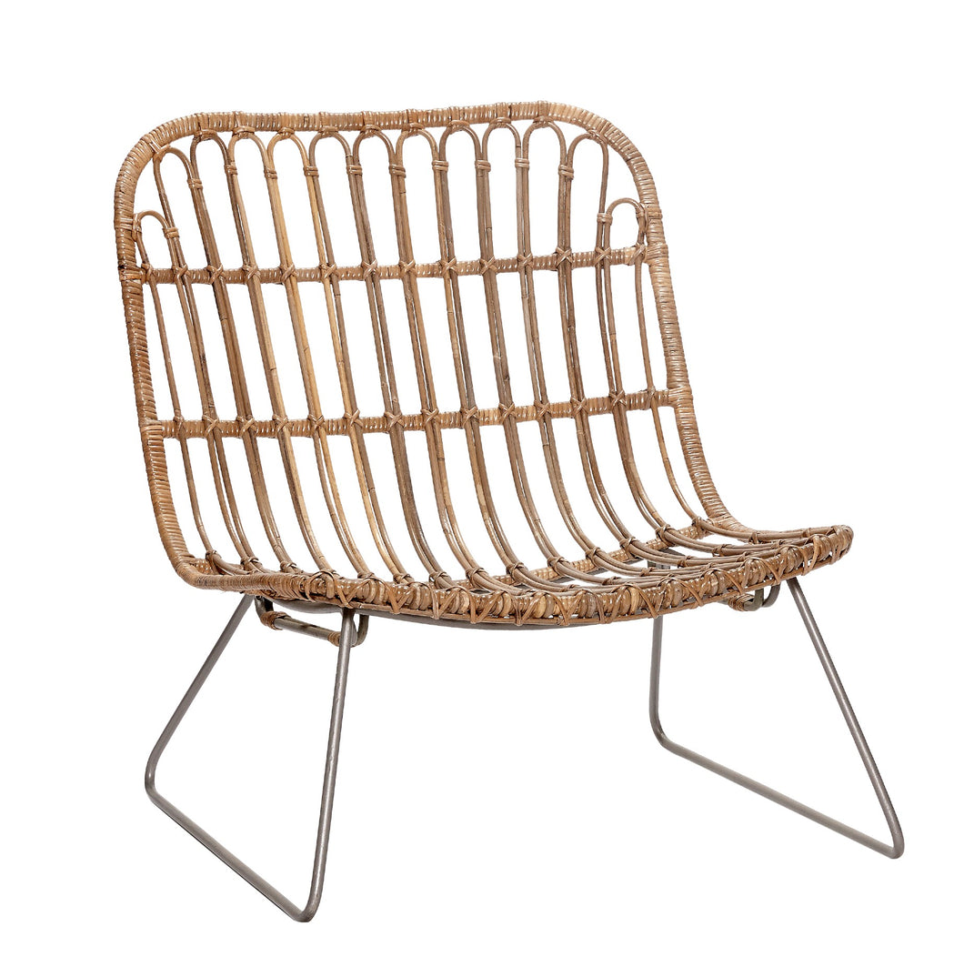 Weave Lounge chair w/metal legs