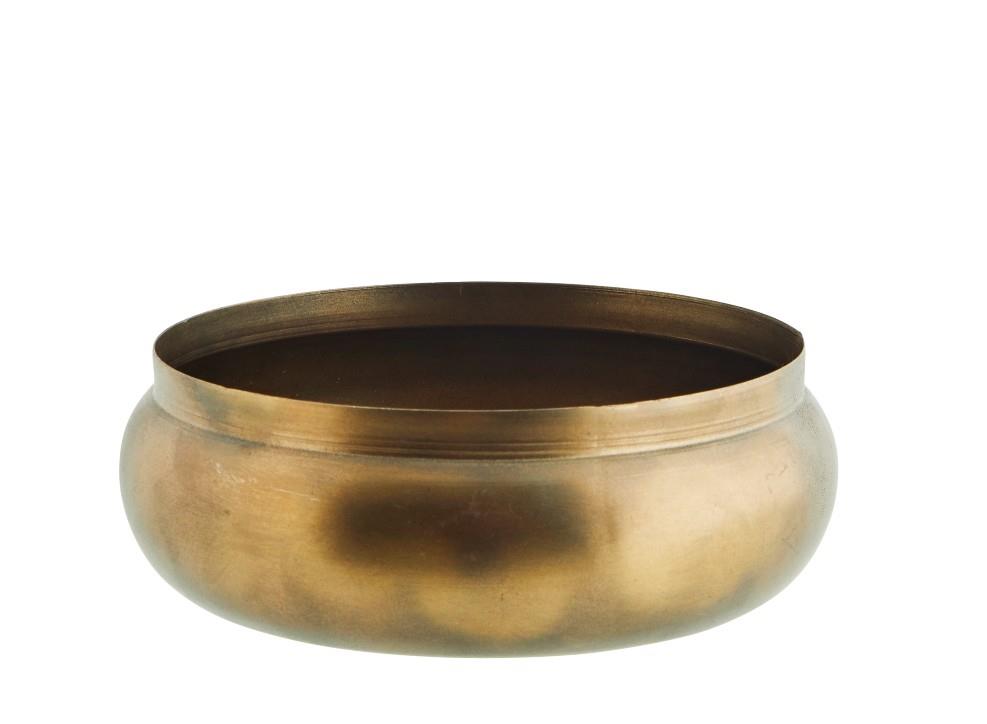 Brass Iron bowl, large