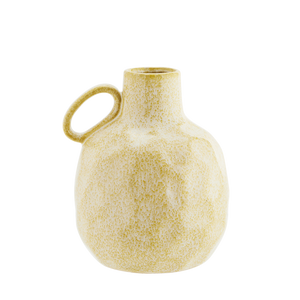 Stoneware vase in  Terracotta w/ handle