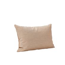 Load image into Gallery viewer, Duo Cushion in Sandy beige and light Brown Velvet contrast, includes fill