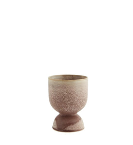 Stoneware flower pot, D:10,5x14,5 cm
