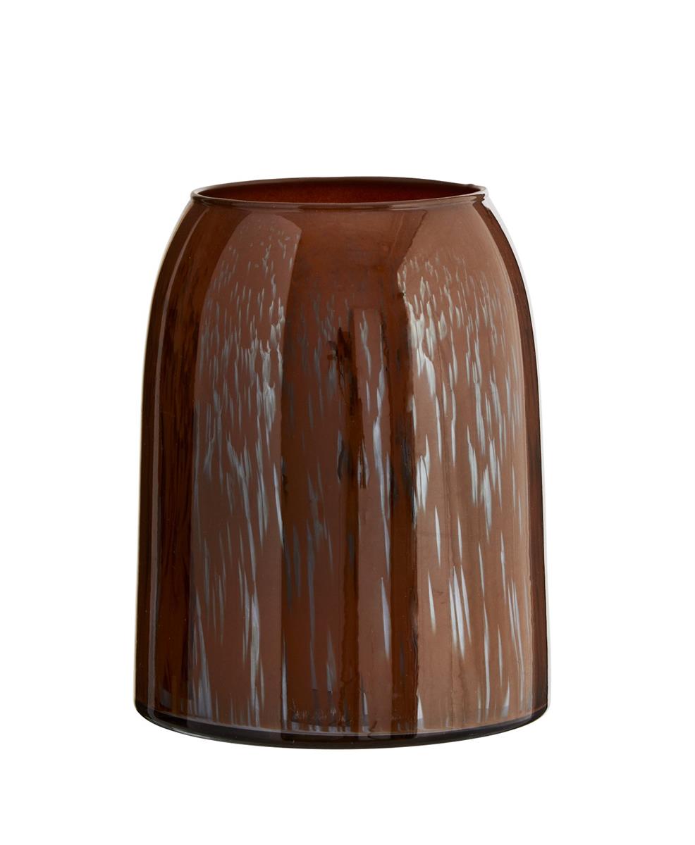 *SPECIAL 30% OFF Glass vase, Brown