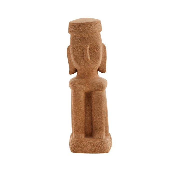 * SPECIAL 30% OFF Stoneware Table Statue - Rust - Tall