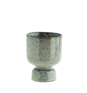 Speckled Stoneware flower pot, small