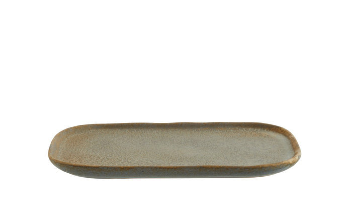 Stoneware platter, rectangle