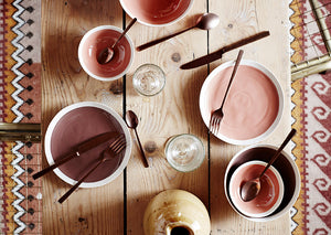 Rose Pink Stoneware Bowl - Petite